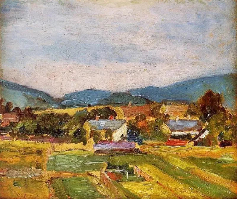 Egon Schiele Landscape in Lower Austria - Alaya Gallery