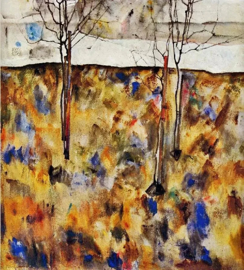 Egon Schiele Winter Trees - Alaya Gallery