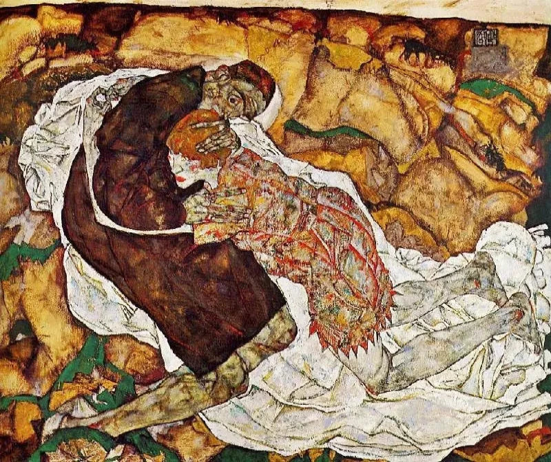 Egon Schiele Death and the Maiden - Alaya Gallery