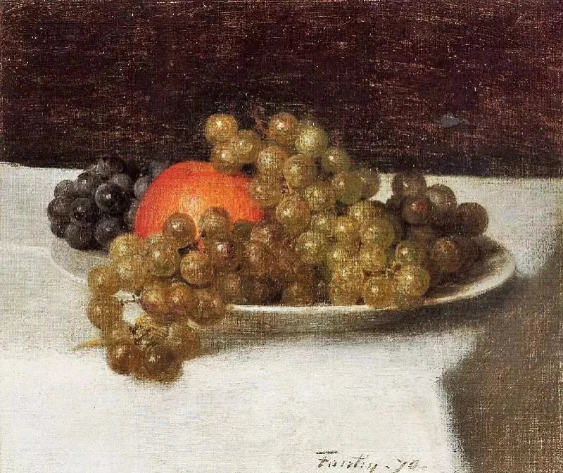 Henri Fantin-Latour Apples and Grapes - Alaya Gallery