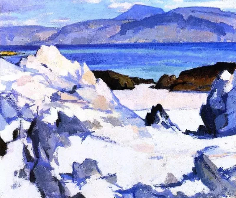 Samuel John Peploe Green Sea, Iona - Alaya Gallery