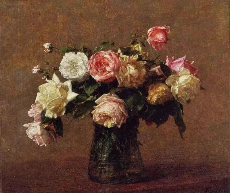 Henri Fantin-Latour Bouquet of Roses - Alaya Gallery