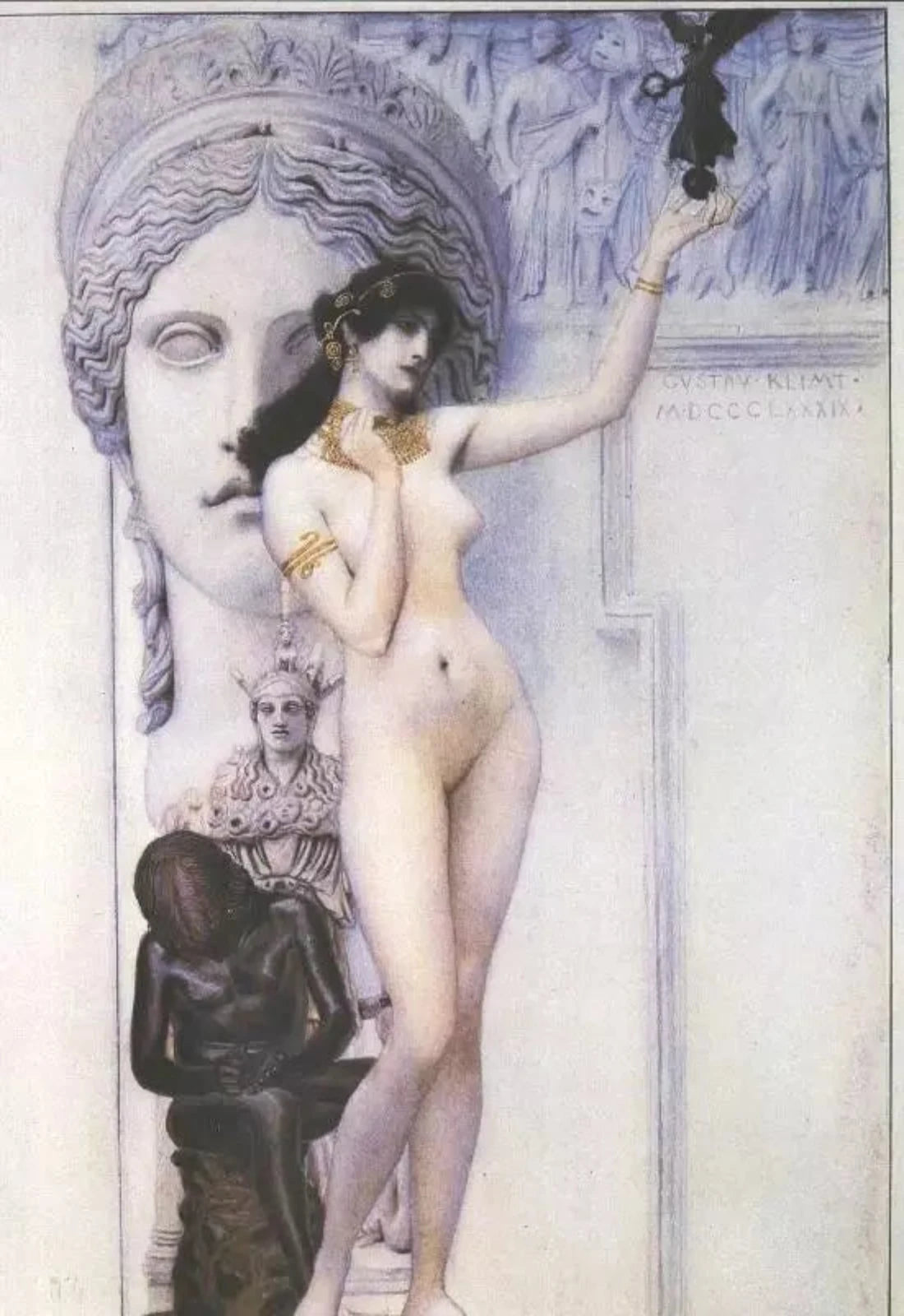 Gustav Klimt Allegory of Sculpture - Alaya Gallery