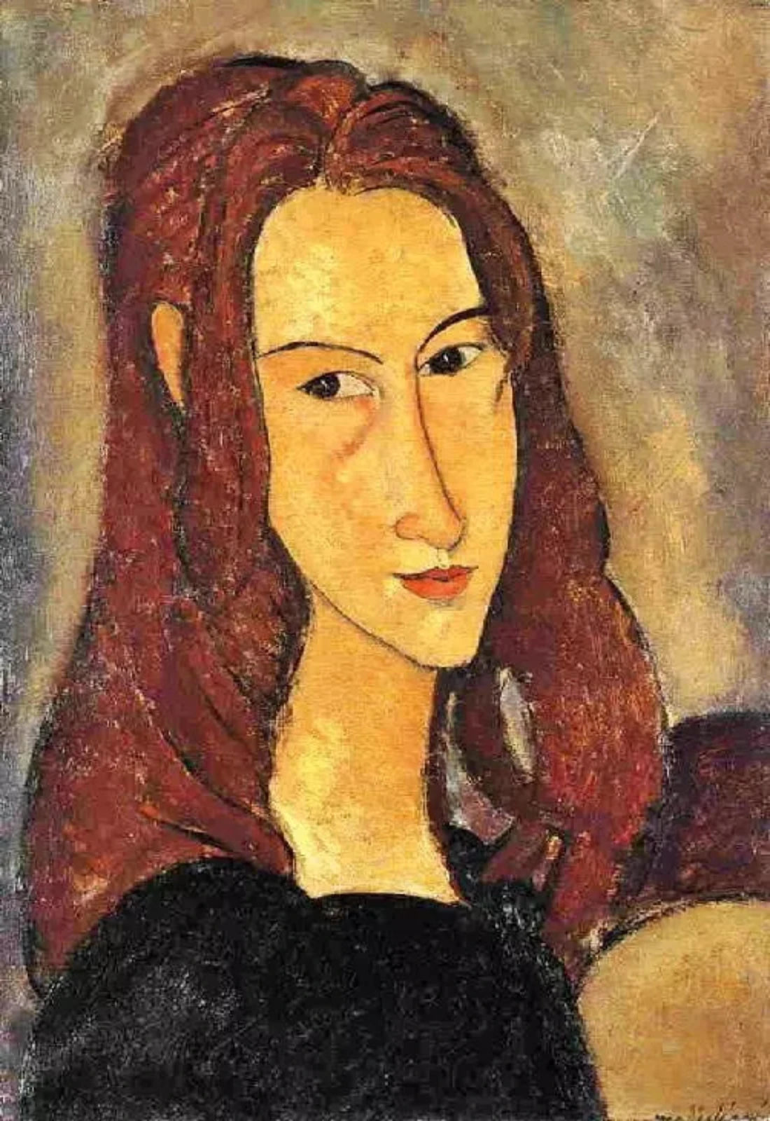 Amedeo Modigliani Red Haired Girl - Alaya Gallery