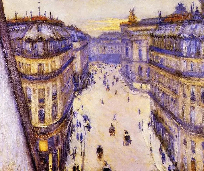 Gustave Caillebotte Rue Halevy, Seen from the Sixth Floor - Alaya Gallery