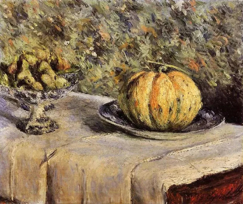 Gustave Caillebotte Melon and Bowl of Figs - Alaya Gallery