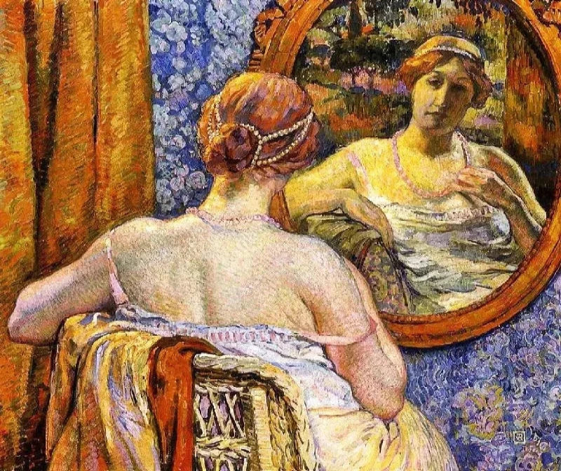 Theo van Rysselberghe Woman at a Mirror - Alaya Gallery