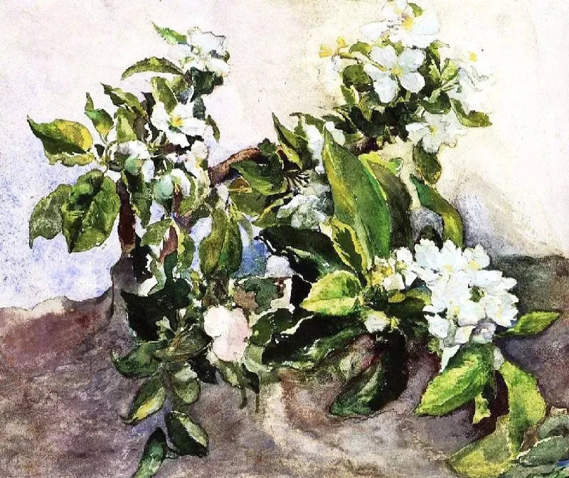 John La Farge Apple Blossoms, 1883 - Alaya Gallery