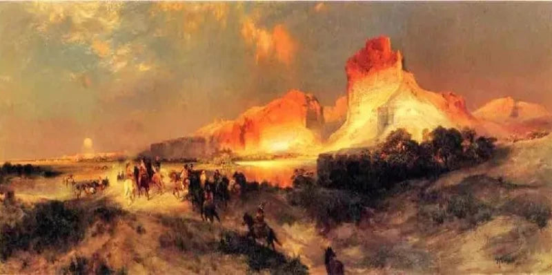 Thomas Moran Green River Cliffs, Wyoming - Alaya Gallery