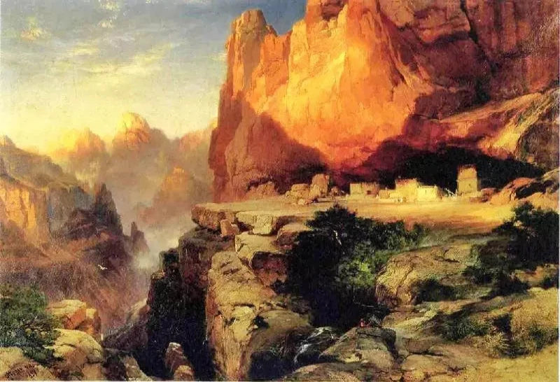 Thomas Moran Cliff Dwellers - Alaya Gallery