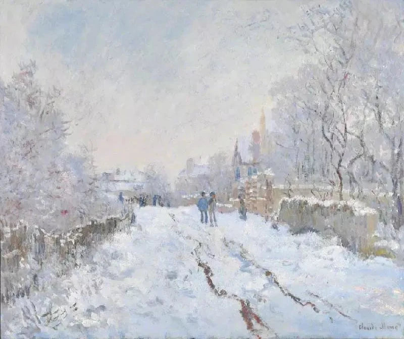 Claude Oscar Monet Snow Scene at Argenteuil - Alaya Gallery