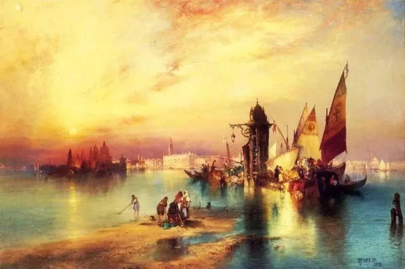 Thomas Moran Venice, 1898 - Alaya Gallery