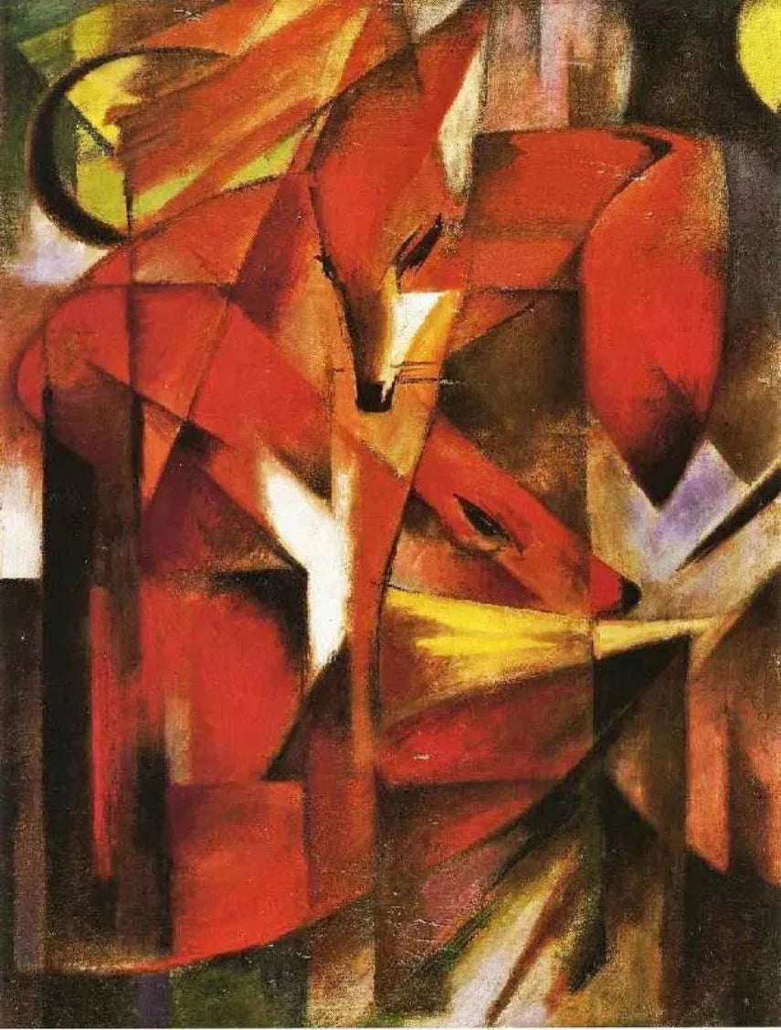 Franz Marc Foxes - Alaya Gallery