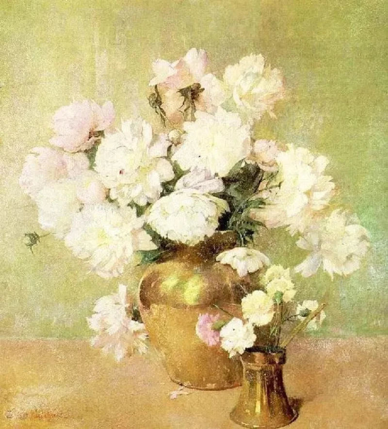 Emil Carlsen Peonies - Alaya Gallery