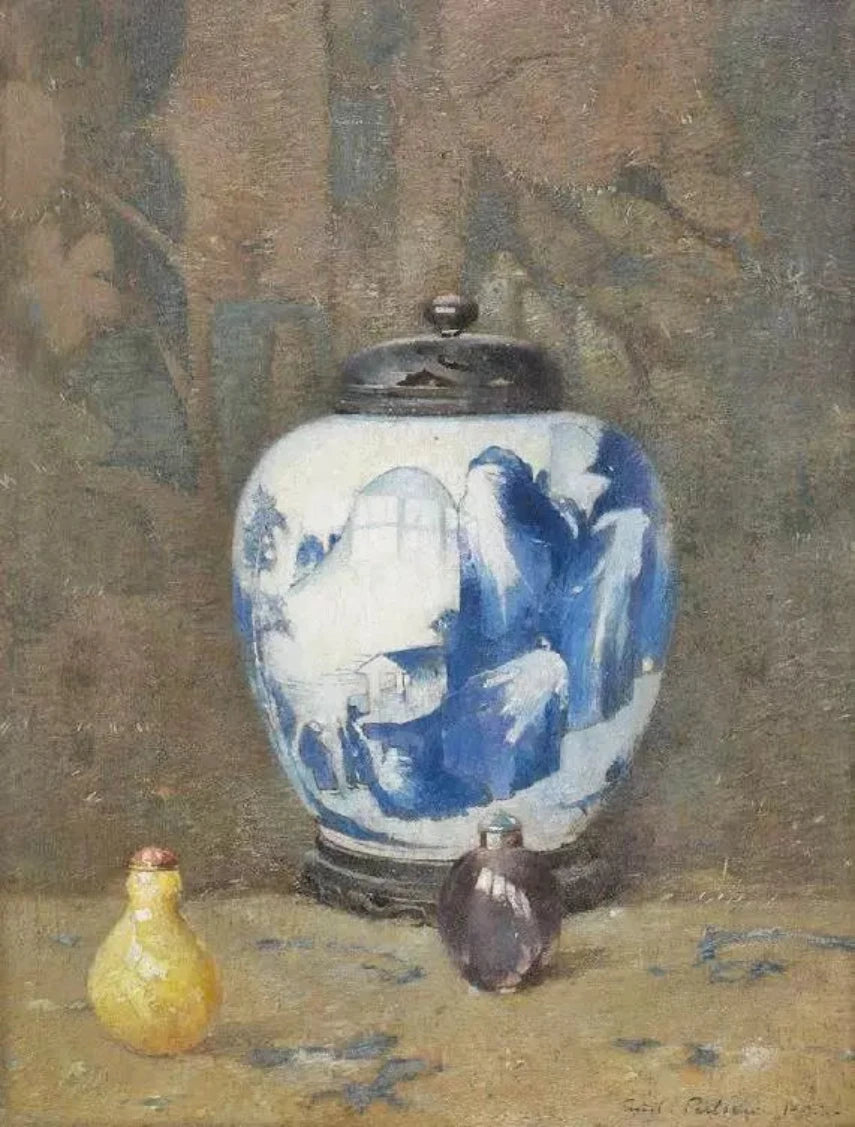 Emil Carlsen Still Life, Chinese Vase - Alaya Gallery