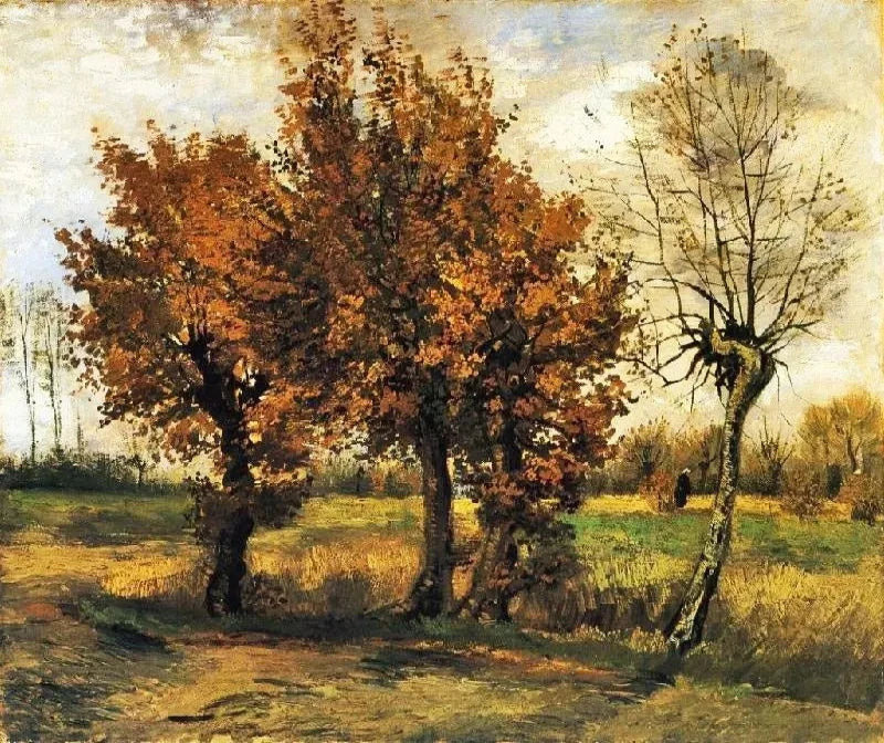 Vincent van Gogh Autumn Landscape with Four Trees - Alaya Gallery