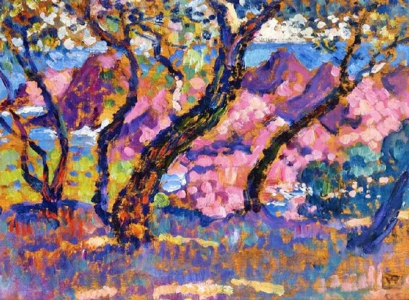 Theo van Rysselberghe In the Shade of the Pines, study - Alaya Gallery