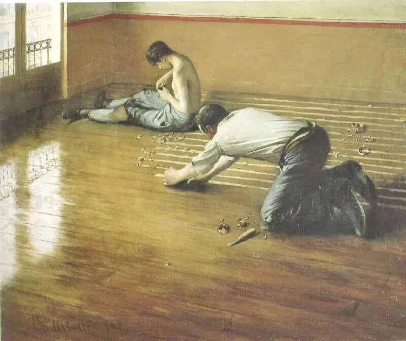 Gustave Caillebotte The Floor Scrapers - Alaya Gallery