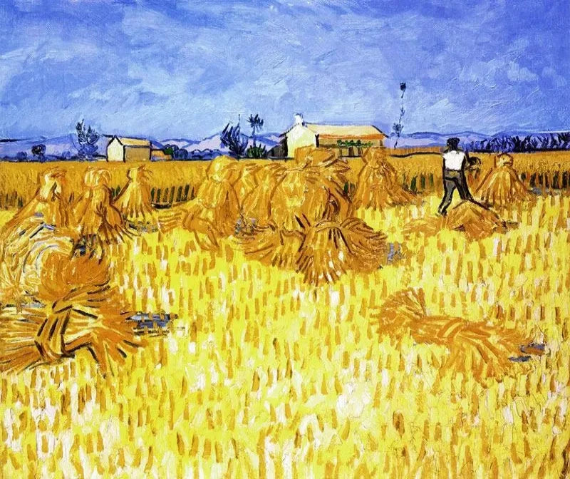 Vincent van Gogh Wheat Field with Sheaves - Alaya Gallery