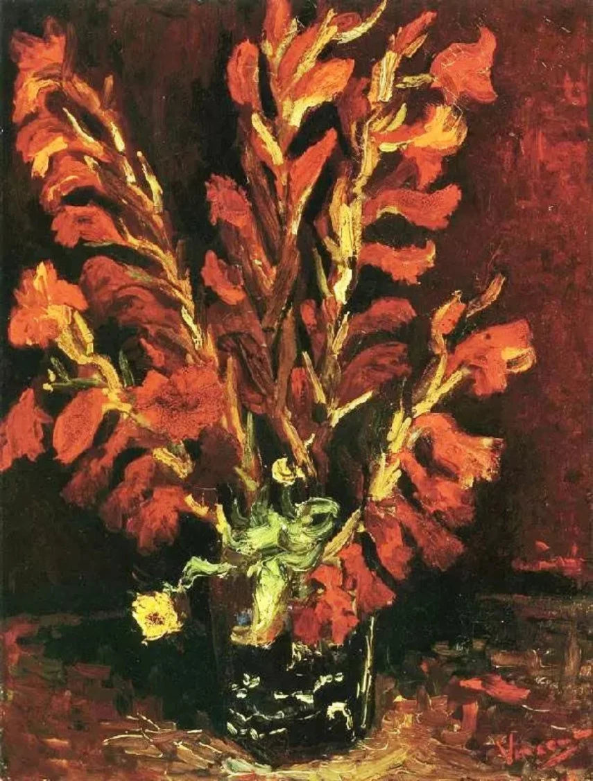 Vincent van Gogh Still Life: Vase with Gladiolas - Alaya Gallery