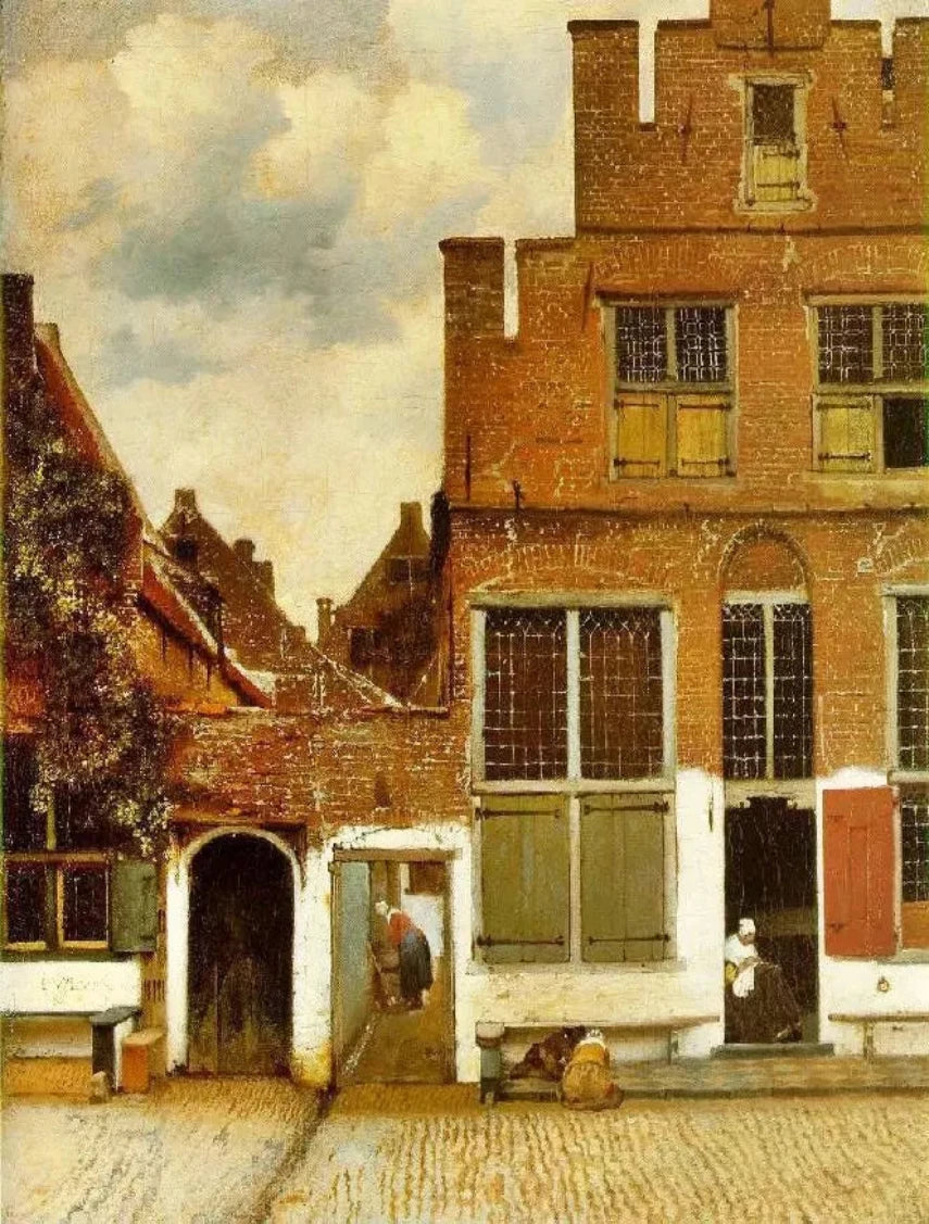 Johannes Vermeer Street in Delft, also known as The Little Street - Alaya Gallery