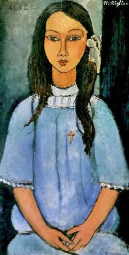 Amedeo Modigliani Alice - Alaya Gallery